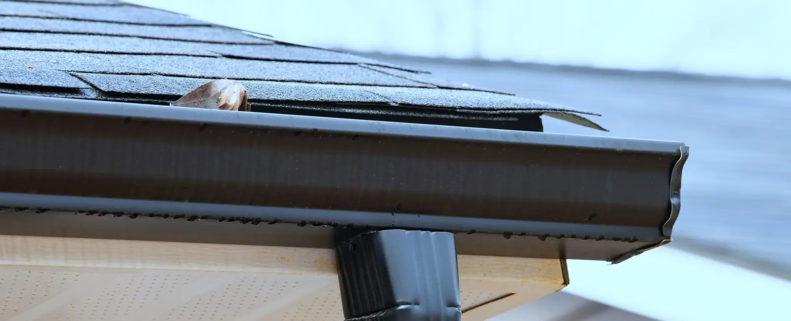 Gutter repair and realignment project